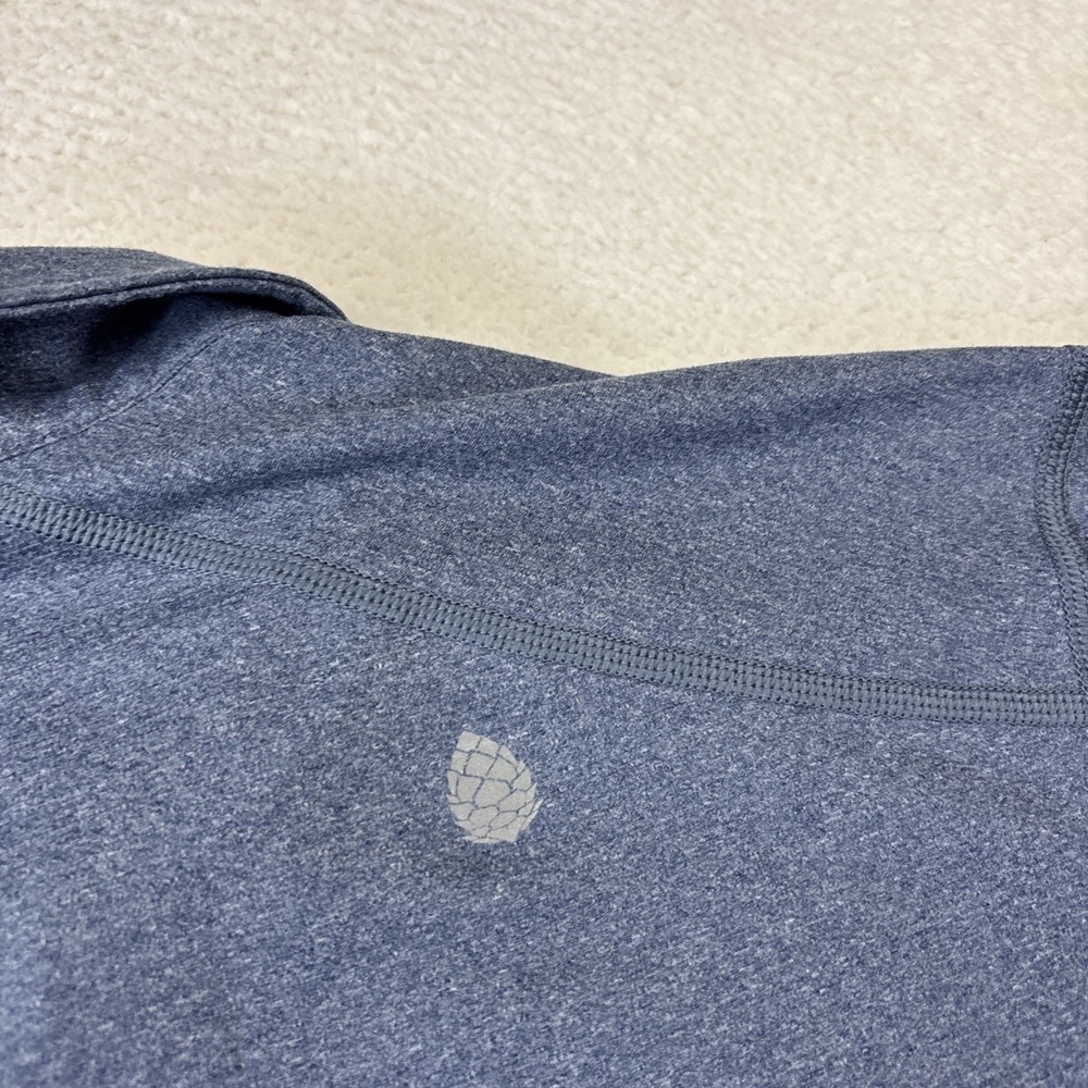 STIO Crester Polo Shirt Mens Medium Blue Performance Stretch Hiking Short Sleeve - Picture 8 of 15